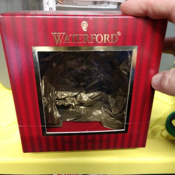 Waterford Holiday Heirlooms Irish Harvest Ball Ornament Made in Romania W/Box - Picture 10 of 13